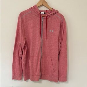 Under Armour Heathered Rose Full-Zip Hoodie